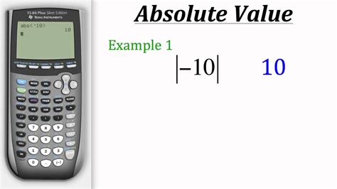 Absolute value calculator - The absolute value (or modulus) of a real number is the corresponding nonnegative value that disregards the sign. For a real value, a, ... The abs function can calculate on all variables within a table or timetable without indexing to access those variables. All variables must have data types that support the calculation.